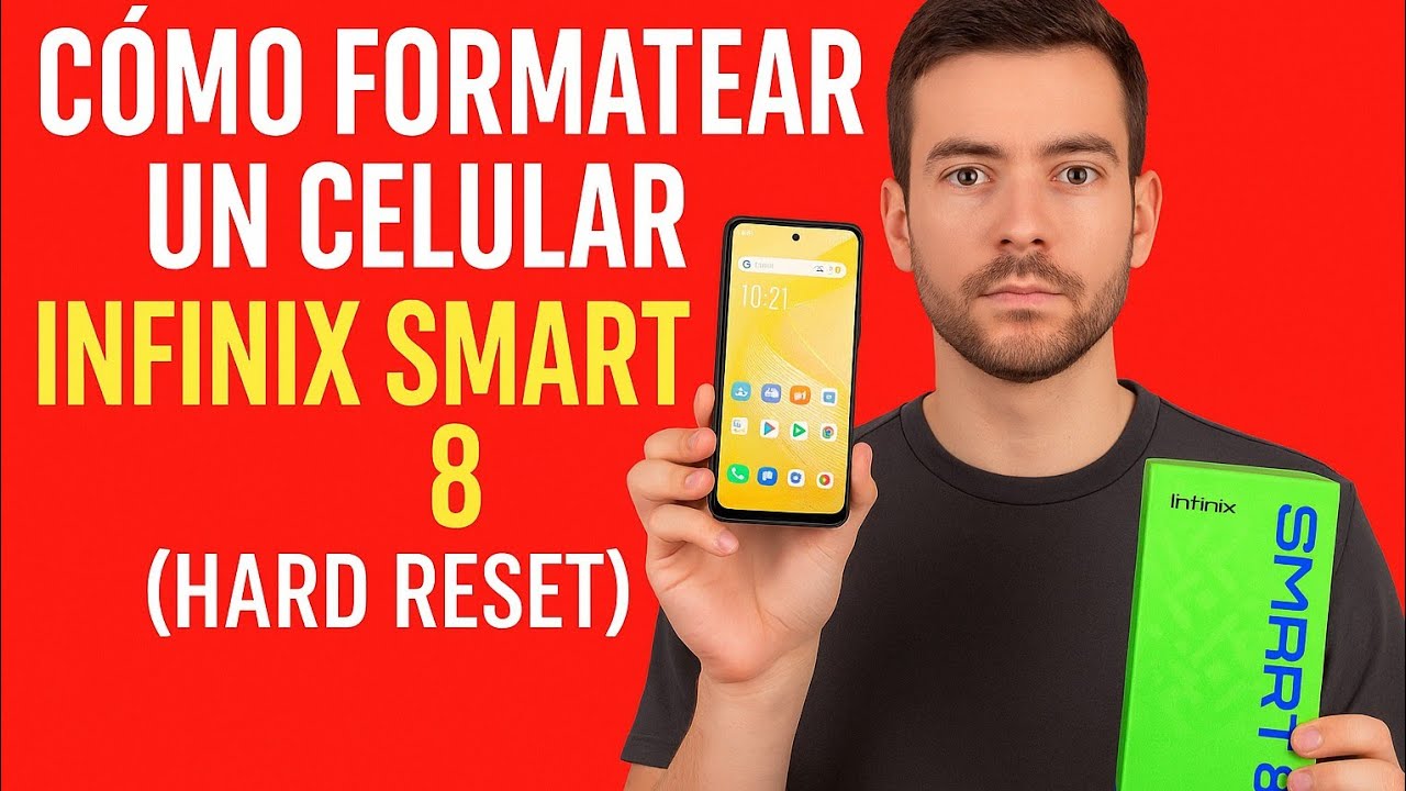 Como formatear un celular INFINIX SMART 8 ( Hard Reset ) - YouTube