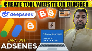 How to Make Tool Website on Blogger using ChatGPT and DeeSeek