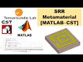 Cst tutorial metamaterial srr unit cell simulation permittivity permeability