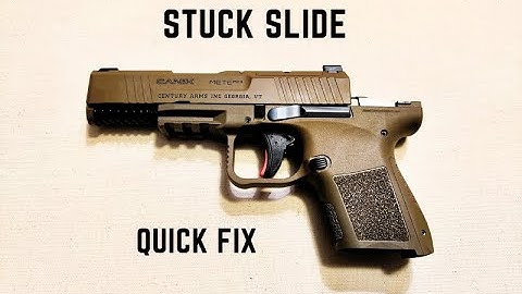 Canik Mete MC9 - How to fix stuck slide.
