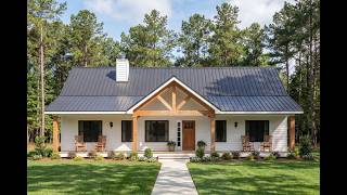 Modern Farmhouse | Single Story Design | Plan 3125-00035