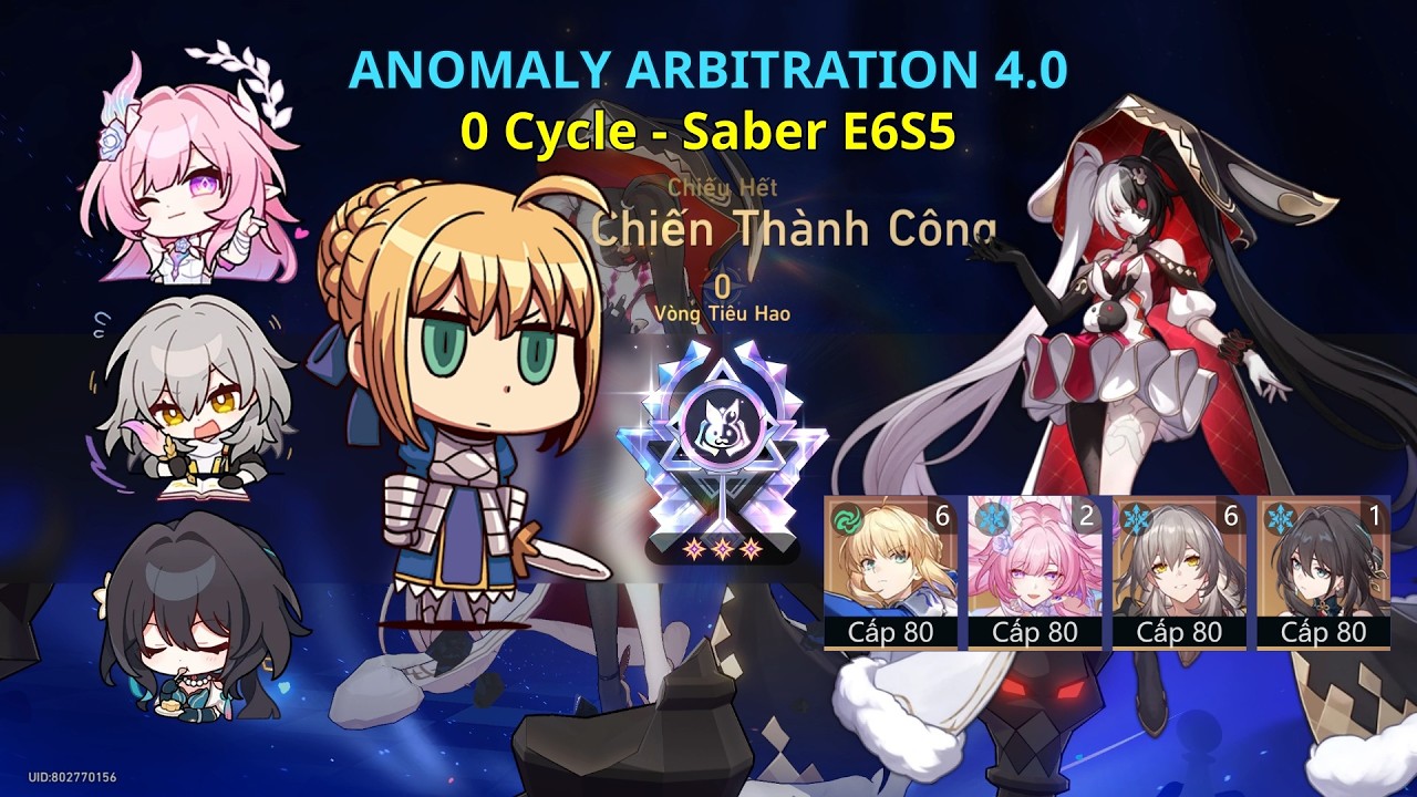0 Cycle Anomaly Arbitration 4.0 | Saber E6S5 | SparxiCon | Honkai: Star Rail