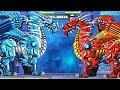 Robot Ice Dragon Vs Kangaroo Vs Turtle Vs Sickle Vs Red Dragon | Eftsei Gaming