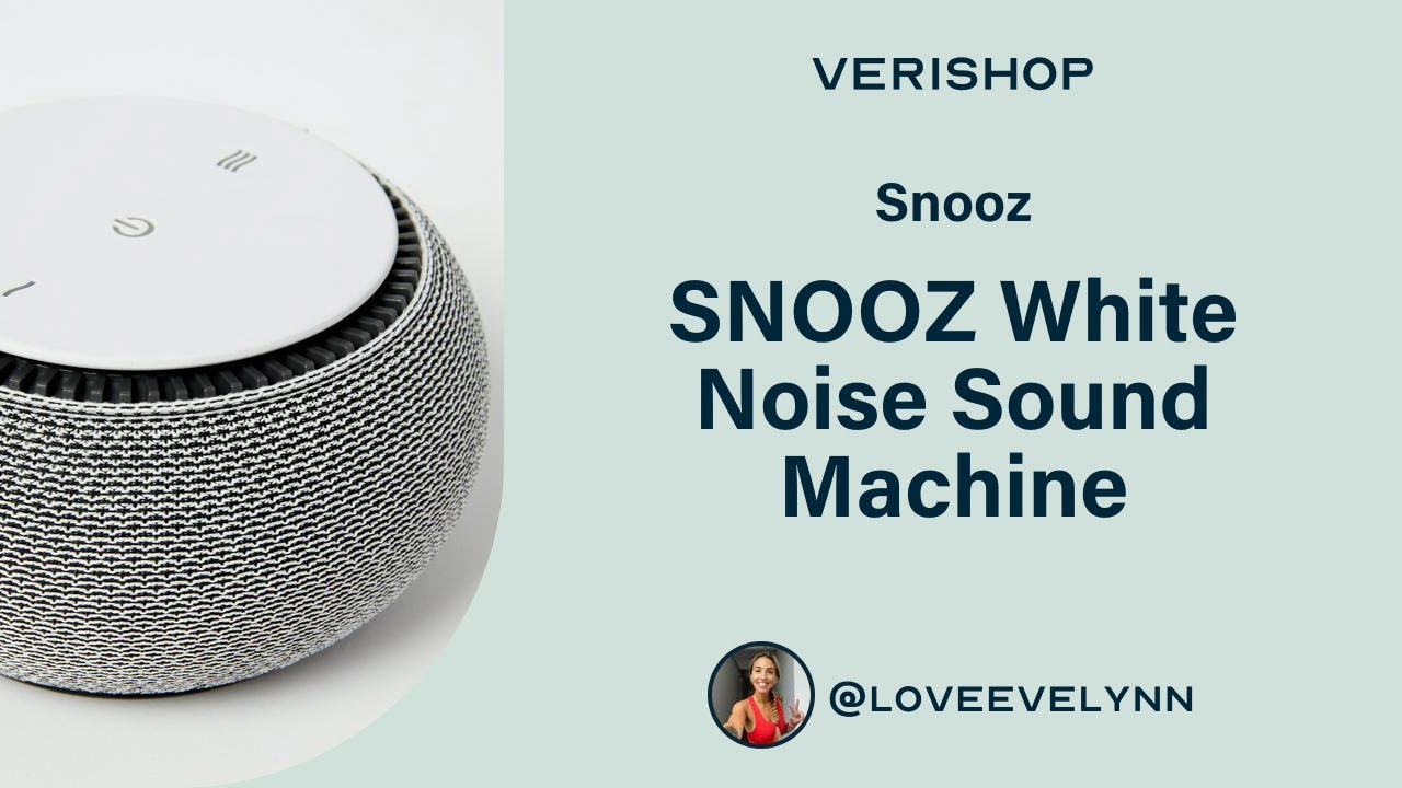 Snooz SNOOZ White Noise Sound Machine Review 