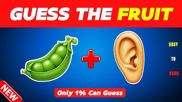 🍉 Guess the Fruit by Emoji 🍓 | Kids Quiz Game (USA Edition)