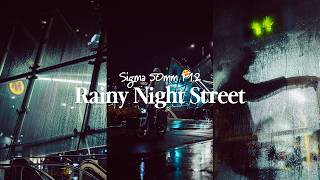 9 Minutes Rainy Night POV Street Photography