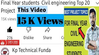 Final Year students  Civil engineering Top 20 Project
