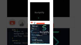Interactive Particle Text Animation 🤯 | HTML Canvas #shorts #coding #htmlcssjavascript #webdeveloper
