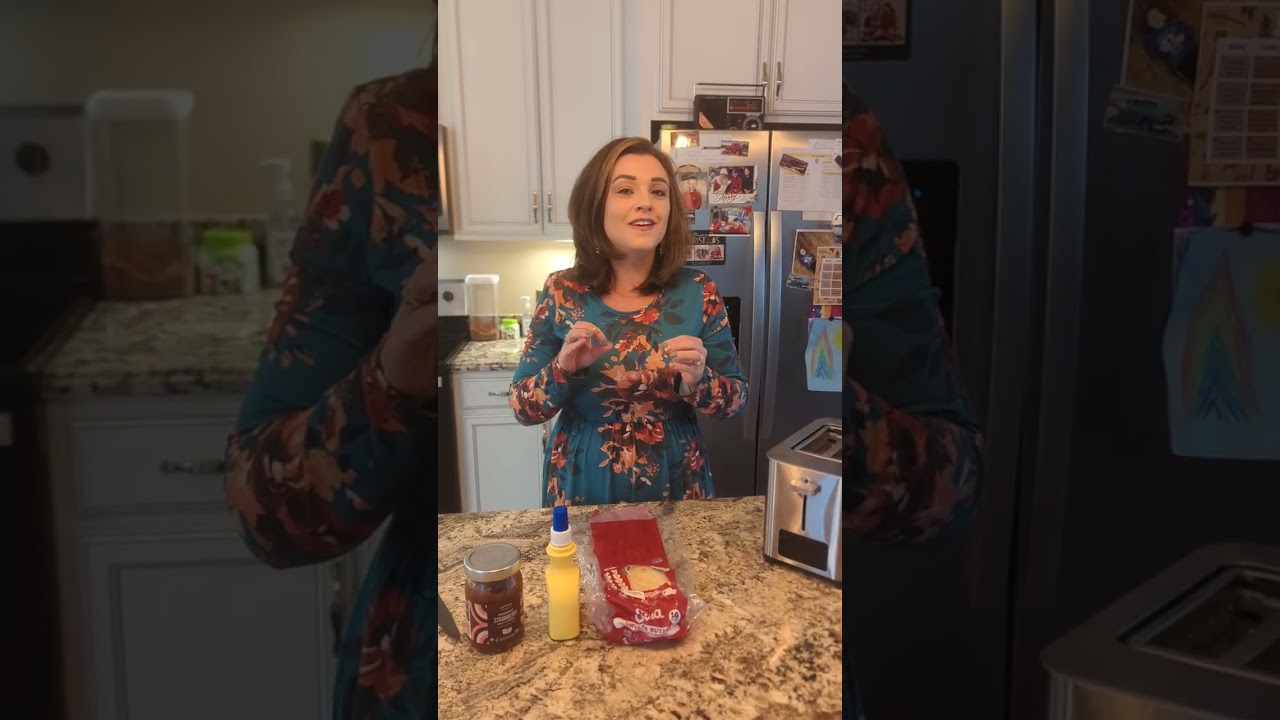 Making toast with Elizabeth 