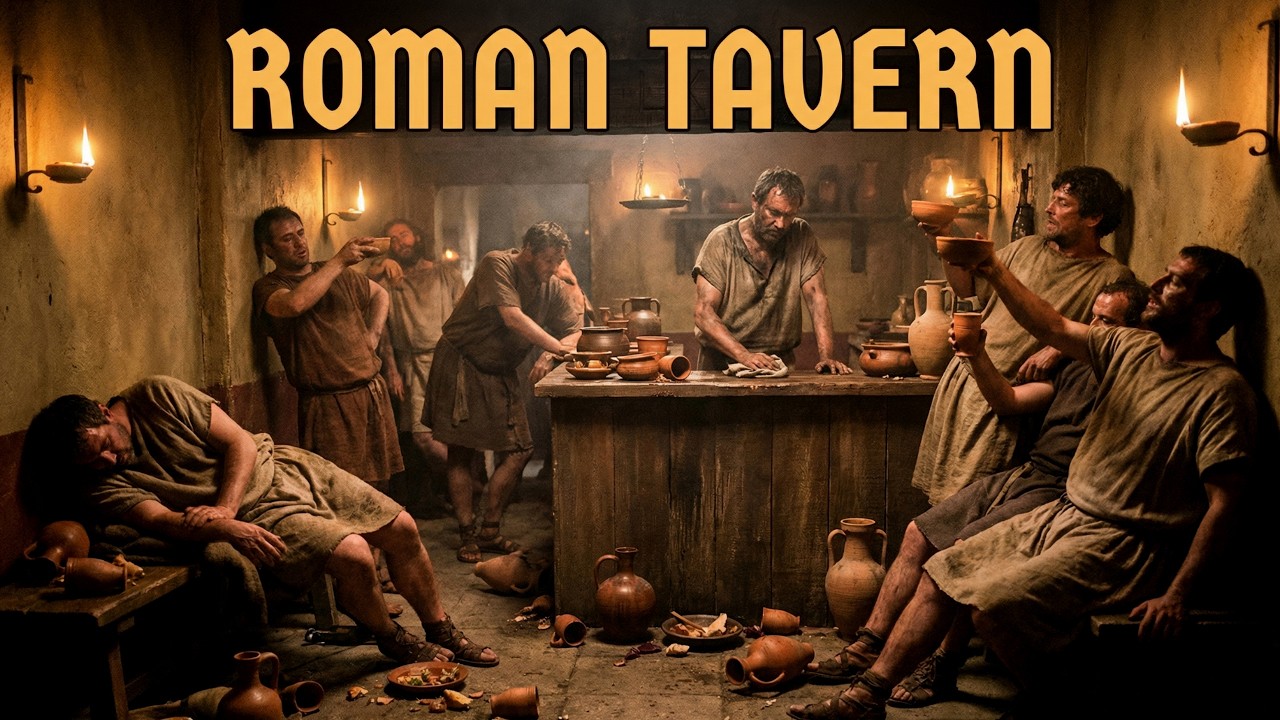 Tavern Rome Inside a Roman Tavern at Closing Time | History for Sleep - YouTube