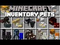 Minecraft INVENTORY PETS MOD / TRANSFORM MOBS IN TO PETS THAT YOU CAN USE !! Minecraft