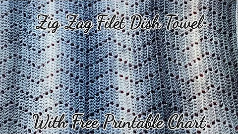 Learn the Zig Zag Filet Crochet Technique