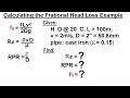 Physics 34.1  Bernoulli&#39;s Equation &amp; Flow in Pipes (8 of 38) Calculating the Frictional Head Loss