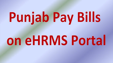 Complete Guide eHRMS Pay Bills for Punjab Govt. Employees | Watch Video on Desktop PC
