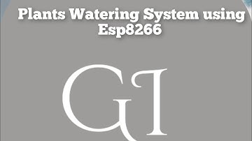 Plants Watering System using ESP8266 and Blynk iot App.