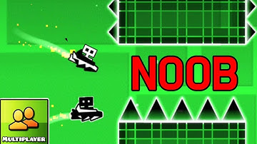 GEOMETRY DASH MULTIPLAYER BUT NOOB (Feat : FunnyGame again 😂)