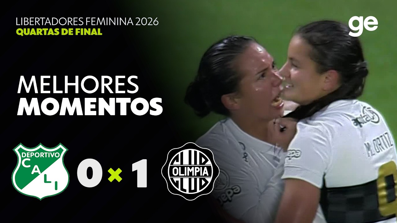 DEPORTIVO CALI 0 x 1 OLIMPIA | GOL  | QUARTAS DE FINAL | LIBERTADORES FEMININA 2026 | sportv