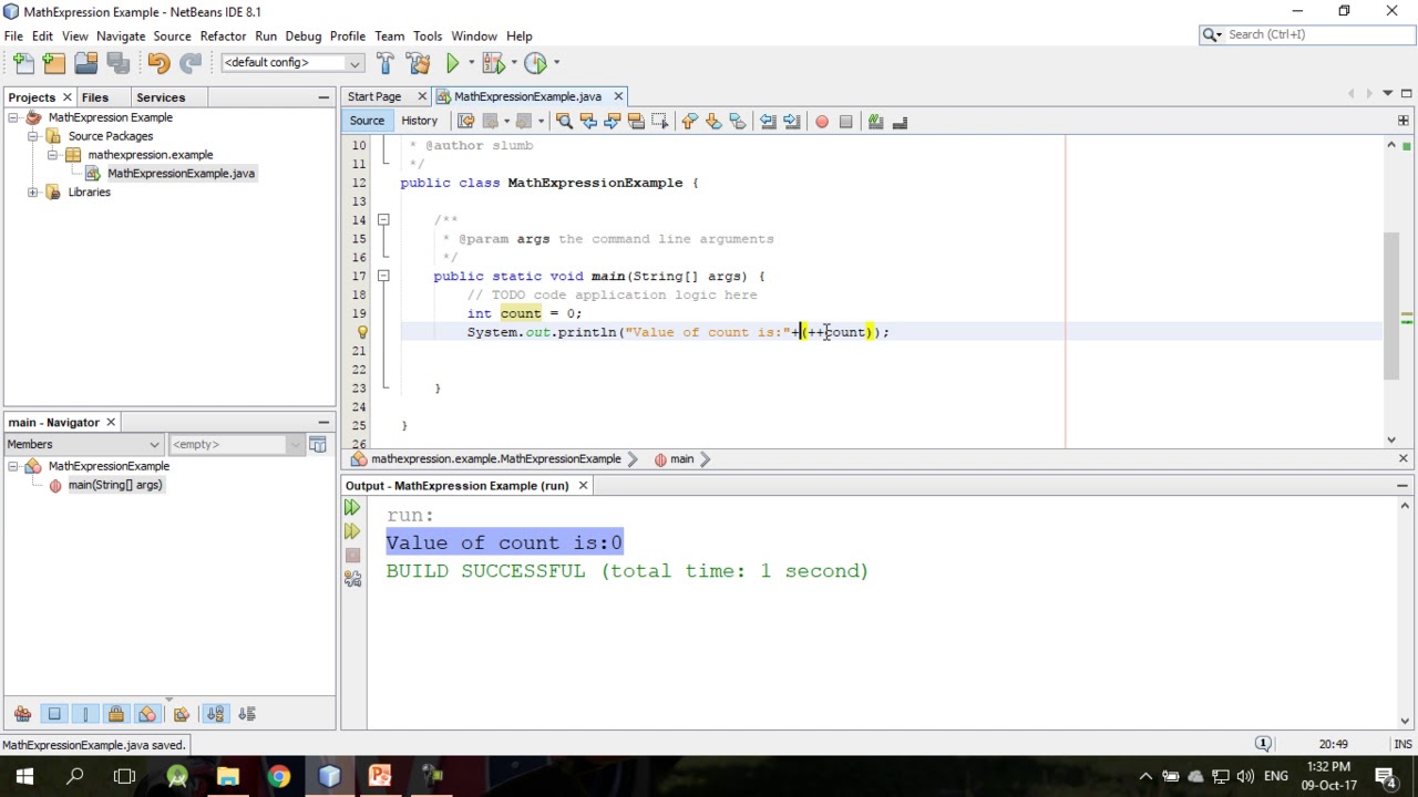 Pre and Postfix operators Java Programming 1 - YouTube