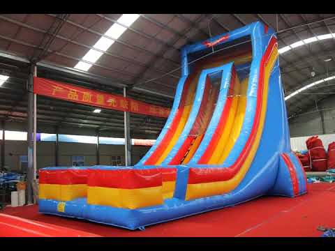 inflatable interactive games TL119 cliff hanger inflatable slide