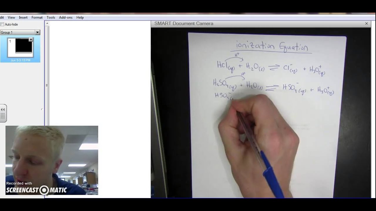 Writing Ionization Equations