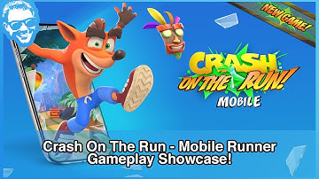 Crash On The Run! Gameplay Showcase - Crash Bandicoot F2P Mobile Runner Game (iOS & Android)