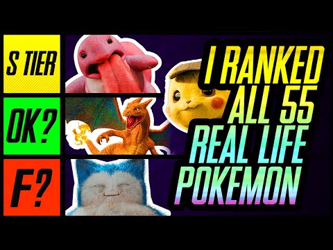 I Ranked ALL 55 Real Life Pokemon! | Mr1upz