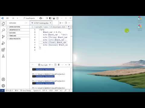 9-How to Casting in PHP | PHP Script | Web Developer