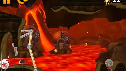 Ragdoll Blaster 3 Magma Basin 4-9 Timing is Everything 3 Stars Tutorial Walkthrough