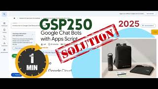 Google Chat Bots with Apps Script | #GSP250 #qwiklabs #arcade ‪@InsanesOtt 