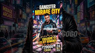 Gangster Mirage City NEW CD Key Redeem Code #shorts #gangstermiragecity