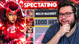 I SPECTATED THE NEW #1 SCARLET WITCH IN MARVEL RIVALS