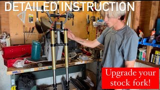 Everything you need to install a new fork for Razor MX500 & MX650