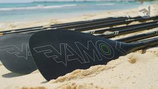 VAMO Carbon Fiber and Bamboo Fiberglass adjustable SUP Paddles screenshot 4