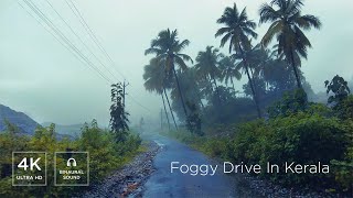 Scenic Foggy Drive In Kerala | Relaxing Driving Sound For Sleep and Study | 4K ASMR screenshot 2
