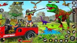 Dino Hunter Gun Shooting Games:   Wild dinosaur hunter Gun games _ AndroidiosGameplay screenshot 2