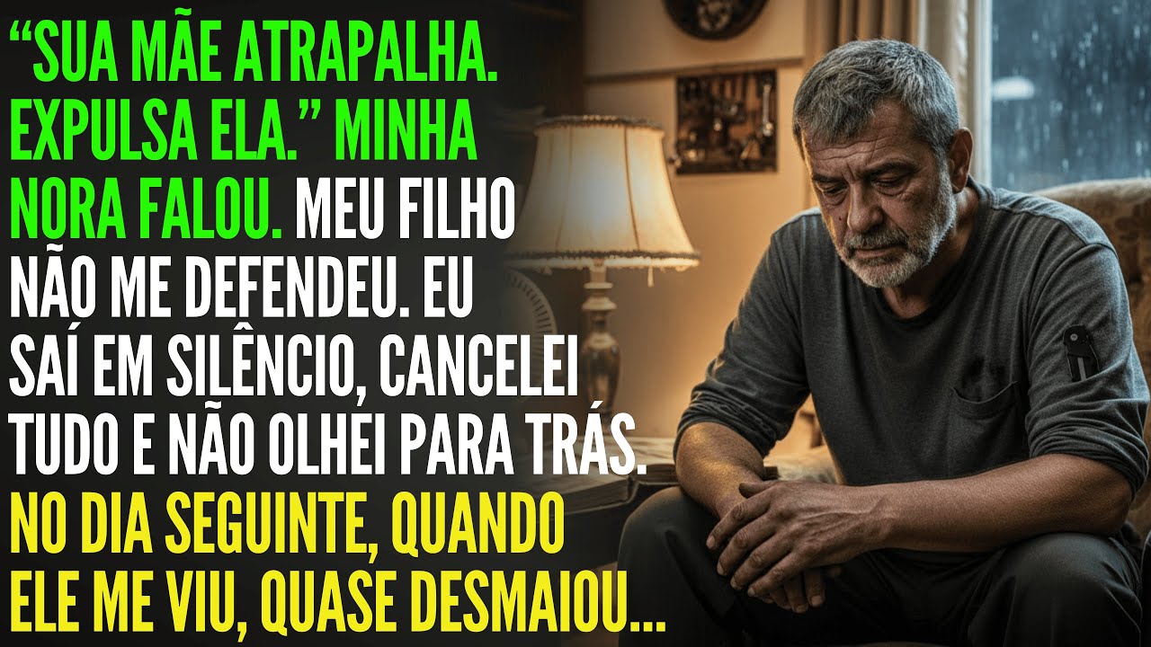 Minha nora tentou me expulsar da família… mas o plano virou contra ela