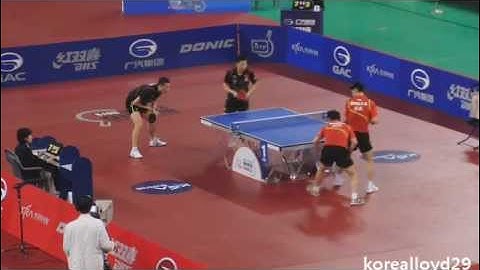 2012 korea open WANG Hao-ZHANG Jike Vs MA Long-XU Xin.