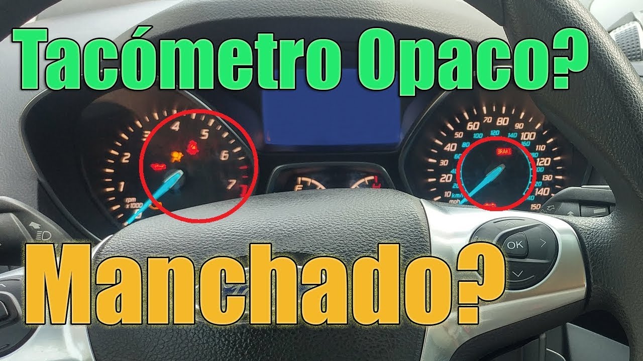 Cómo quitar mancha Tacómetro - Reparar Tacómetro Opaco de Vehículo (Velocimetro)