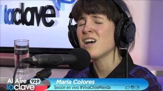 Video thumbnail of "Maria Colores - Me Veras Feliz  [Radio La Clave]"