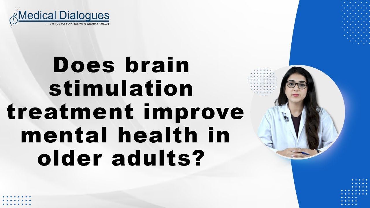 Does brain stimulation treatment improve mental health in older adults?