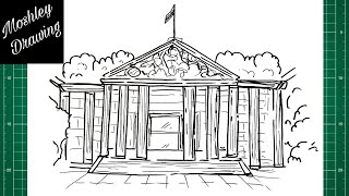 How to Draw The British Museum, London