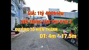 BÁN NỀN ĐƯỜNG TÔ HIẾN THÀNH TRUNG TÂM PHƯỜNG 5 TP CÀ MAU