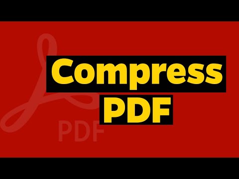 How To Compress PDF File? | Reduce PDF Size | Compress Large PDF | PDF ...