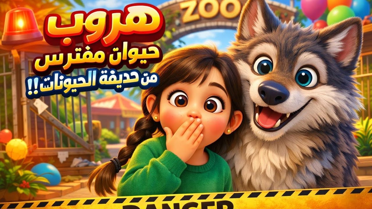 هروب حيوان مفترس من الحديقة! 😱 سمعنا صوت الإنذار 🚨 وكنا رح نموت من الخوف!! 🔥