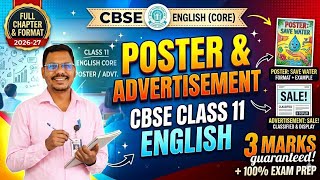 Hidden tricks of writing Poster &amp; Advertisement | English Class 11 (2026)