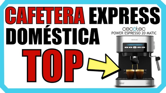 Moderna, compacta y con accesorios: llévate esta cafetera express de  Cecotec por menos de 100€
