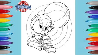 Tune Squad Tweety Coloring Page | Tweety Bird