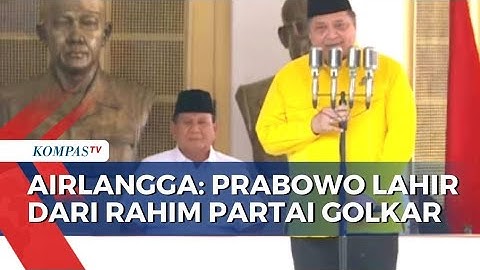 Keterangan Lengkap Ketum Golkar Airlangga Mengapa Mendukung Prabowo