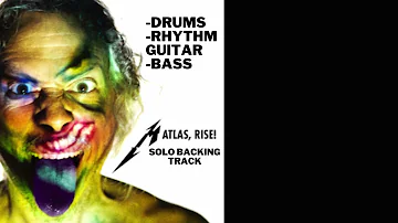 ATLAS RISE! Solo Backing track with rhythm guitar