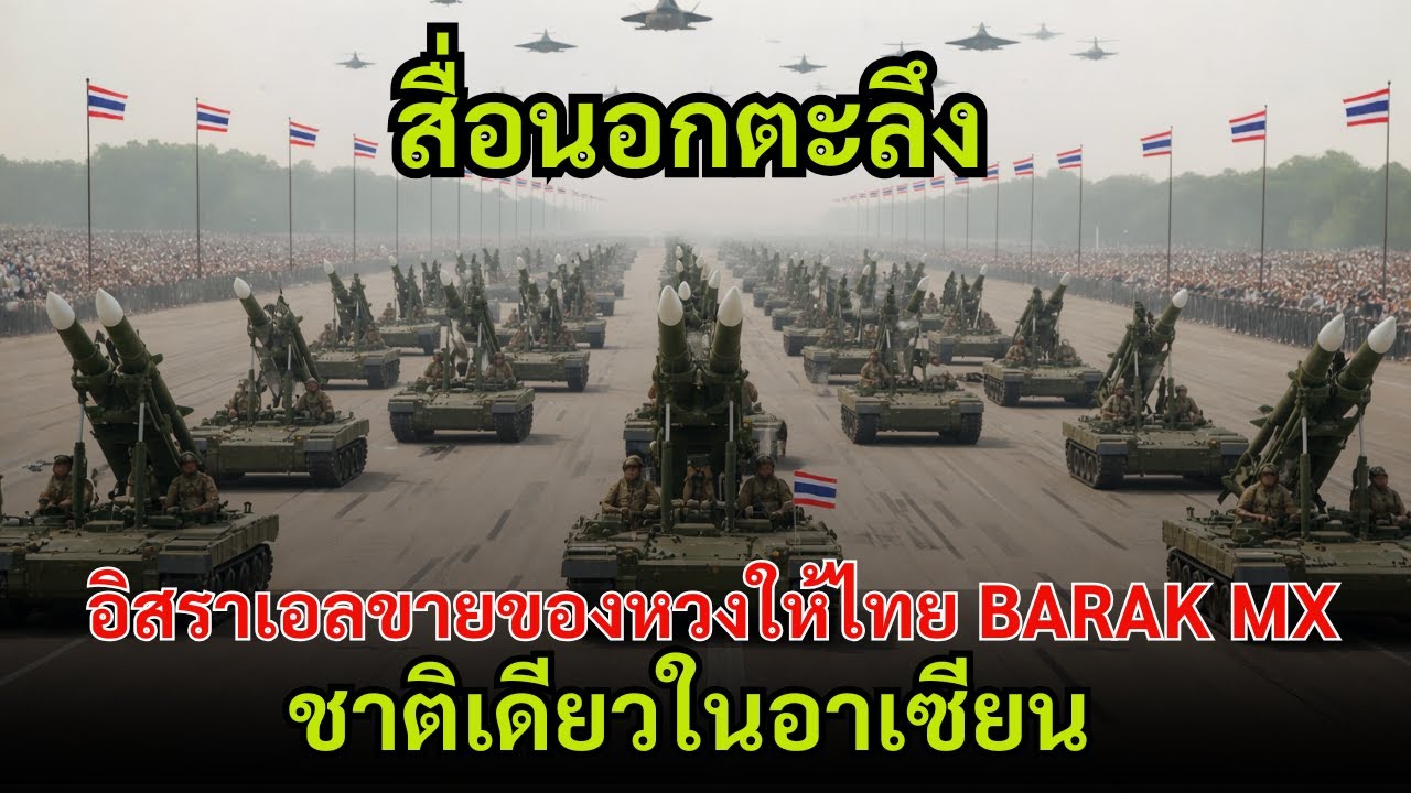 สื่อนอกตะลึง! อิสราเอลขายของหวงให้ไทย ระบบ BARAK MX หนึ่งเดียวในอาเซียน
